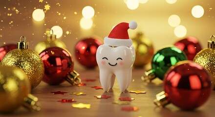 きらめく聖夜と笑顔の歯