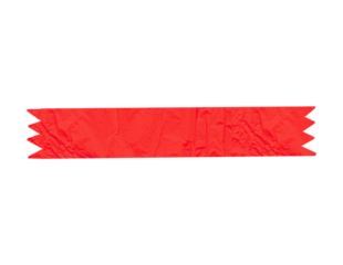 Red Tape isolated cutout