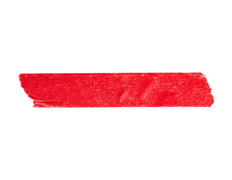 Red Tape isolated cutout