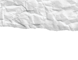 Crumpled, Torn White Paper Texture