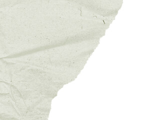 White Crumpled, Torn White Paper Texture
