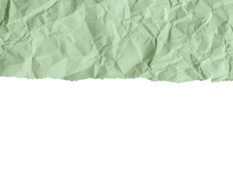 Green Crumpled, Torn White Paper Texture - Powered by Adobe