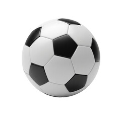 Fototapeta premium Classic Soccer Ball, isolated on transparent background 