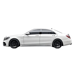 Fototapeta premium Modern Car Isolated