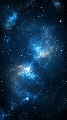Expansive cosmic scene of a galaxy with stars and colorful nebulae in deep space. Perfect for astronomy, sci-fi, or space-themed designs.