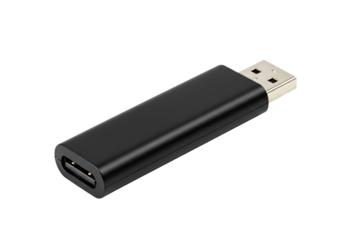 Usb to displayport adapter black technology connector