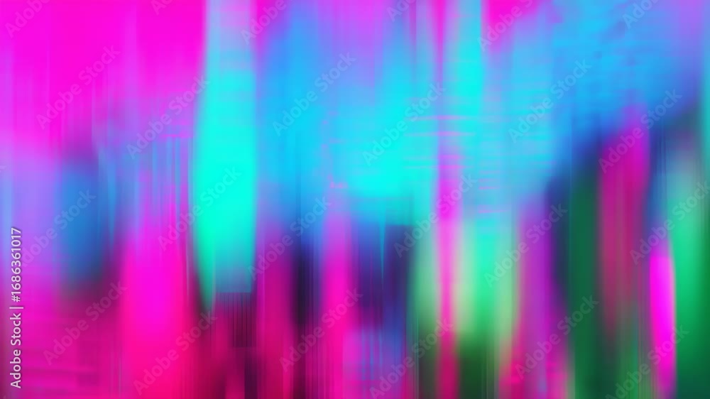 Poster vibrant abstract colorful neon light display with dynamic motion effects