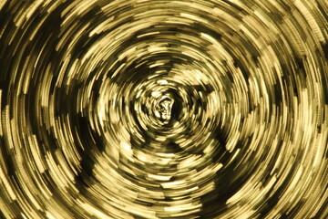 金色と黒の抽象模様