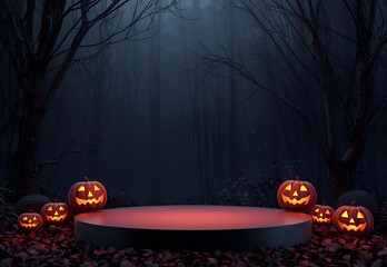 Halloween podium display 
