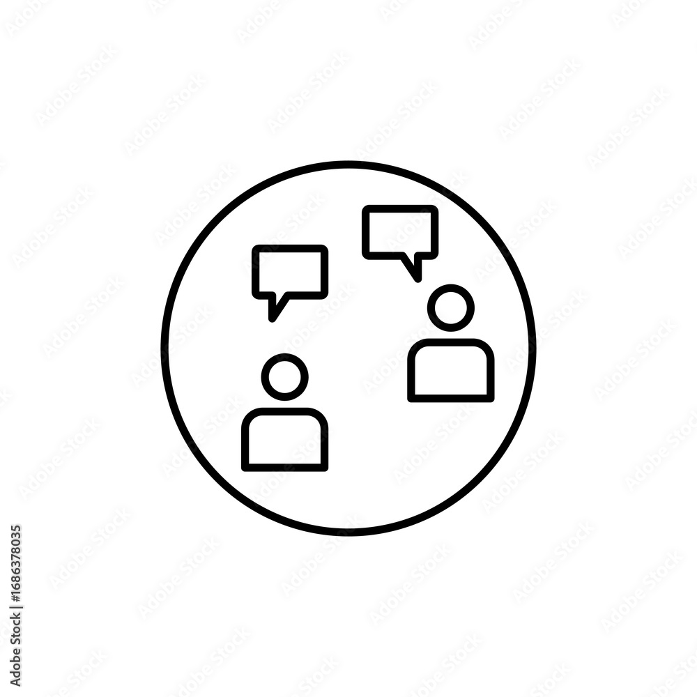 Poster disagreement icon simple vector flat black simple illustration for web and app..eps