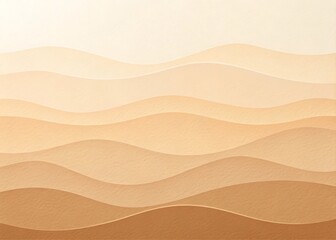 Minimal Cream to Beige Smooth Flat Gradient Texture