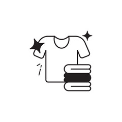 Clothes icon design with white background stock illustration