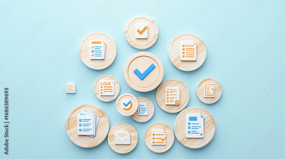 Poster checklist management system task management software project management workflow automation efficien