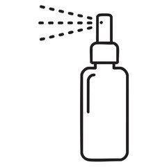 Bottle spray icon vector illustration
