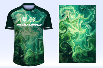 Soccer sport shirt jersey design template