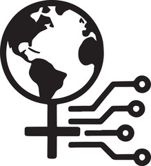 Global network icon