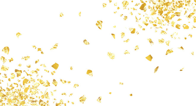 金箔素材、切り抜き、背景透過、和風デザイン、合成用パーツ