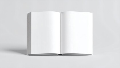 Open book mockup, blank pages (1)