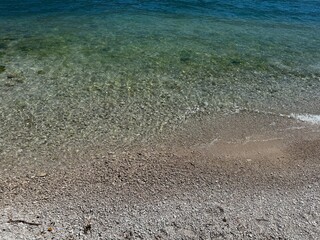 sand and water