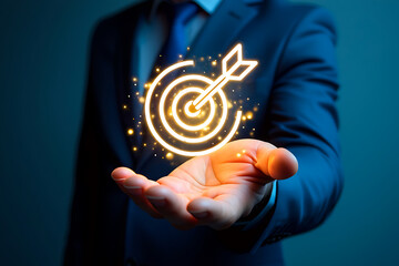 Business Growth and Marketing Target Concept – Strategy, Goals, and Success Planning for Startups