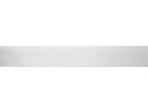 White paper strip isolated on transparent background