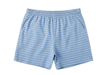 Light blue striped shorts casual summer clothing apparel for men