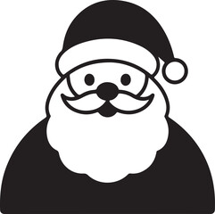 Santa Claus Vector Silhouette