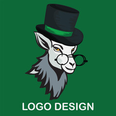 goat logo design