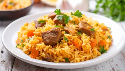Pork and Rice Pilaf