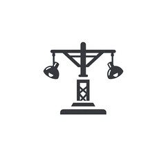 Icon Double Spotlight Lighting Tower on Green