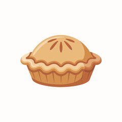 chocolate muffin isolated on white background