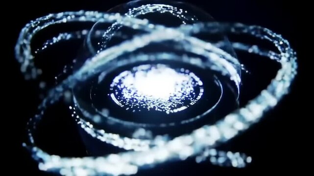 Abstract liquid swirl pattern