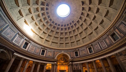 Obraz premium Pantheon Interior Dome View