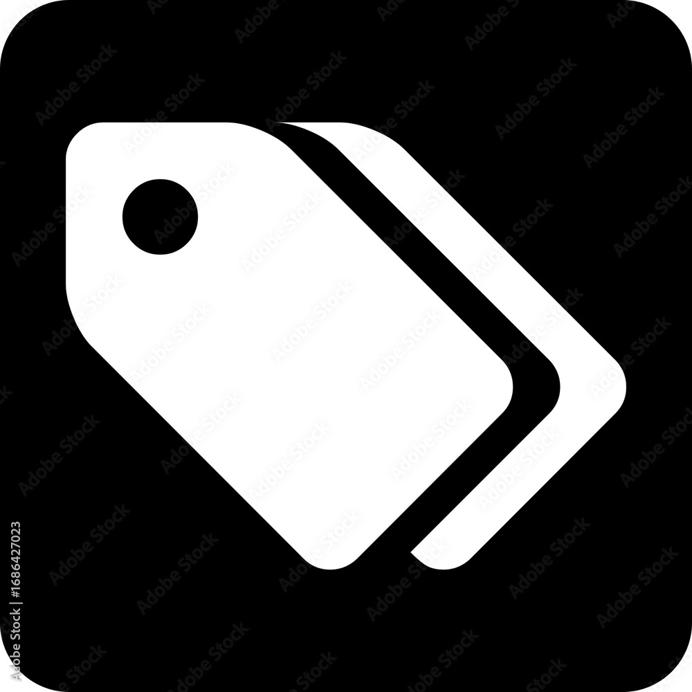Poster set of multiple tags for labeling and organization