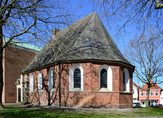 Historical Church in the Town Jever, Lower Saxony