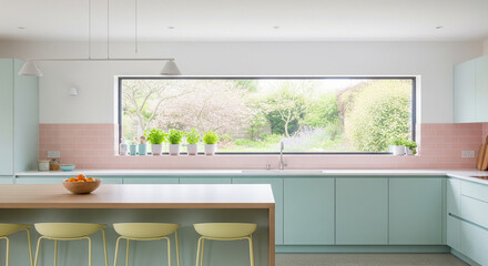 Modern Pastel Kitchen