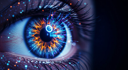 Futuristic Digital Eye