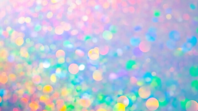 Blurred, pastel glitter bokeh