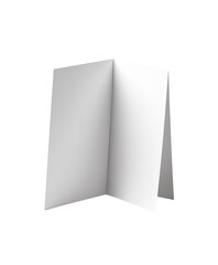 Blank, open, tabletop display