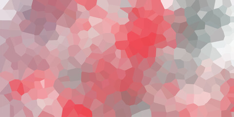 Abstract geometric mosaic of soft red and gray tones for background design and creative visuals