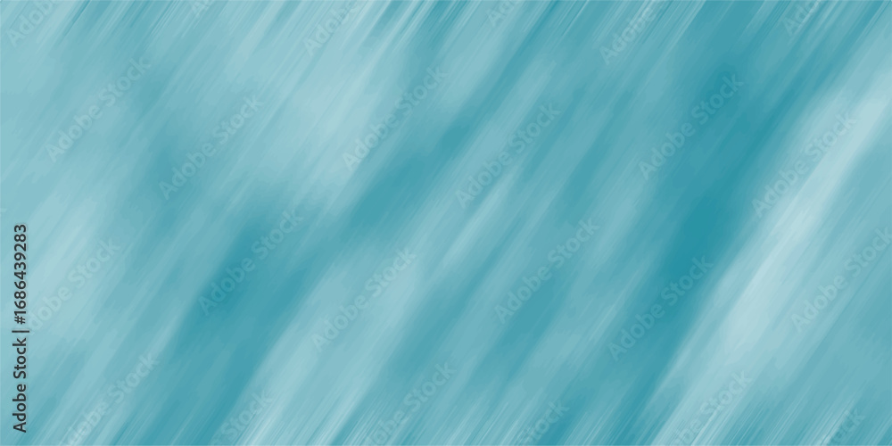 Wall mural abstract teal blue background with diagonal brush strokes for artistic graphic design elements and c