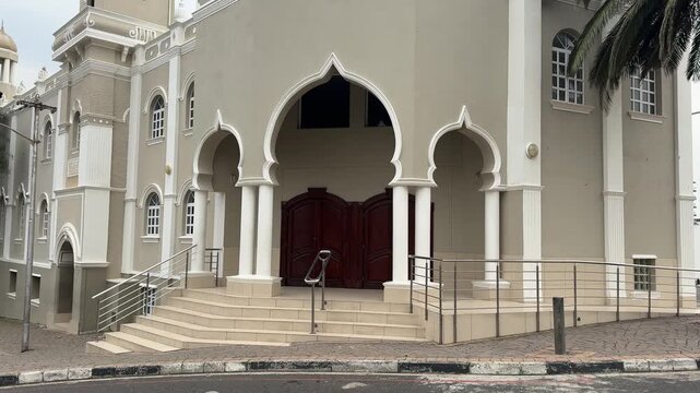 The entrance to a mosque in Cape Town, South Africa.