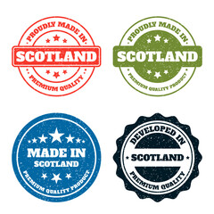 Scotland Stamps. Premium Quality Product Badges
