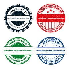 Fototapeta premium Premium Quality Products from the Federated States of Micronesia