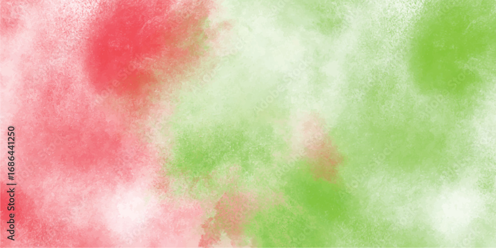 Poster abstract watercolor texture in red and green creating a soft and blended background design perfect f