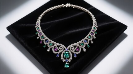 Luxury Jewelry Design. Professional Product Photo, Diamond