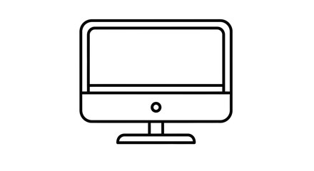 computer monitor icon, desktop screen vector, pc display symbol, technology device icon, flat screen monitor, computer screen illustration, desktop pc icon, lcd monitor vector, electronics device icon