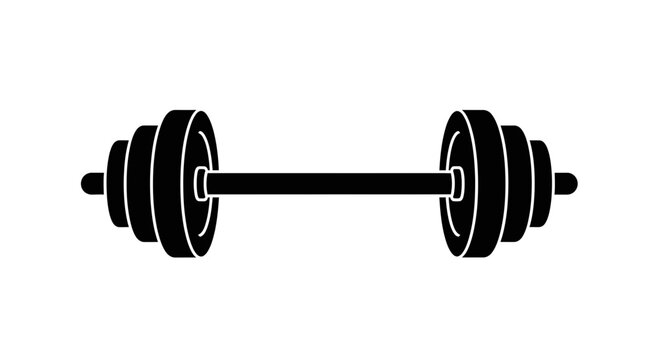 barbell icon, dumbbell icon, weightlifting icon, gym icon, fitness icon, bodybuilding icon, strength training icon, powerlifting icon, exercise icon, workout icon, barbell vector, gym equipment icon, 