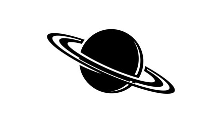 planet, silhouette, vector, icon, rings, space, astronomy, cosmos, orbit, solar, galaxy, universe, celestial, sphere, astronomyart, illustration, astronomyicon, saturn, design, astrophysics, orbiting,