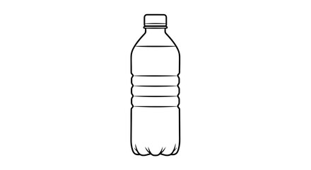 water, bottle, plastic, drink, hydration, beverage, liquid, container, refreshment, packaging, icon, symbol, health, fitness, sports, eco, reusable, disposable, cap, sealed, supply, storage, thirst, h
